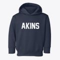 Akins Oklahoma Classic Block Toddler Hoodie additional view 1