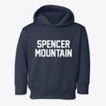 Spencer Mountain North Carolina Classic Block Toddler Hoodie additional view 1