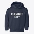 Cherokee City Arkansas Classic Block Toddler Hoodie additional view 1