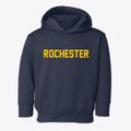 Rochester New Hampshire Classic Block Toddler Hoodie additional view 1