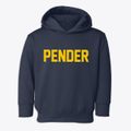 Pender Nebraska Classic Block Toddler Hoodie additional view 1