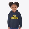Fox Crossing Wisconsin Classic Block Toddler Hoodie additional view 2