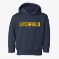 Litchfield New Hampshire Classic Block Toddler Hoodie additional view 1
