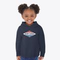 Mount Auburn Indiana Diamond Star Toddler Hoodie additional view 2