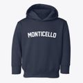 Monticello Indiana Classic Curve Toddler Hoodie additional view 1