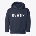 Dewey Wisconsin Classic Curve Toddler Hoodie additional view 1
