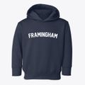 Framingham Massachusetts Classic Curve Toddler Hoodie additional view 1