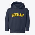 Dedham Massachusetts Classic Curve Toddler Hoodie additional view 1