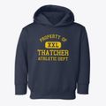 Thatcher Utah Athletic Dept Toddler Hoodie additional view 1