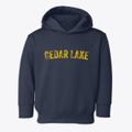 Cedar Lake Wisconsin Timeless Retro Toddler Hoodie additional view 1