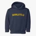 Minneapolis Minnesota Timeless Retro Toddler Hoodie additional view 1