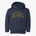 Alma Arkansas Trendy Block Toddler Hoodie additional view 1