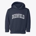Deerfield New Hampshire Varsity Toddler Hoodie additional view 1