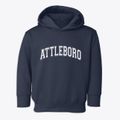 Attleboro Massachusetts Varsity Toddler Hoodie additional view 1