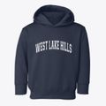 West Lake Hills Texas Varsity Toddler Hoodie additional view 1