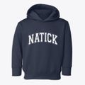 Natick Massachusetts Varsity Toddler Hoodie additional view 1