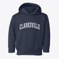 Clarksville Tennessee Varsity Toddler Hoodie additional view 1