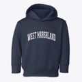 West Marshland Wisconsin Varsity Toddler Hoodie additional view 1
