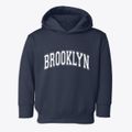 Brooklyn New York Varsity Toddler Hoodie additional view 1
