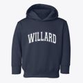 Willard Kansas Varsity Toddler Hoodie additional view 1