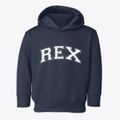 Rex North Carolina Varsity Toddler Hoodie additional view 1
