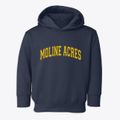 Moline Acres Missouri Varsity Toddler Hoodie additional view 1