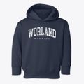 Worland Wyoming Urban Vibe Toddler Hoodie additional view 1