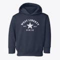 West Liberty Ohio Star Toddler Hoodie additional view 1