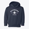 Riverside Iowa Star Toddler Hoodie additional view 1