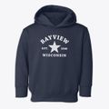 Bayview Wisconsin Star Toddler Hoodie additional view 1