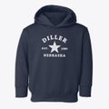 Diller Nebraska Star Toddler Hoodie additional view 1