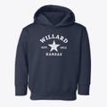 Willard Kansas Star Toddler Hoodie additional view 1