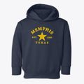 Memphis Texas Star Toddler Hoodie additional view 1