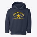 New Britain Connecticut Star Toddler Hoodie additional view 1