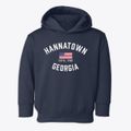 Hannatown Georgia Patriot Toddler Hoodie additional view 1