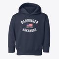 Barringer Arkansas Patriot Toddler Hoodie additional view 1