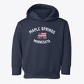 Maple Springs Minnesota Patriot Toddler Hoodie additional view 1