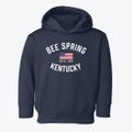 Bee Spring Kentucky Patriot Toddler Hoodie additional view 1