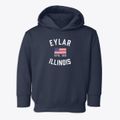 Eylar Illinois Patriot Toddler Hoodie additional view 1