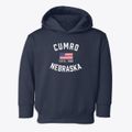 Cumro Nebraska Patriot Toddler Hoodie additional view 1