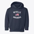 Wiville Arkansas Patriot Toddler Hoodie additional view 1
