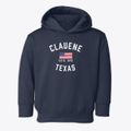 Clauene Texas Patriot Toddler Hoodie additional view 1