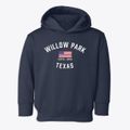 Willow Park Texas Patriot Toddler Hoodie additional view 1