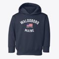 Waldoboro Maine Patriot Toddler Hoodie additional view 1