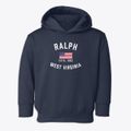 Ralph West Virginia Patriot Toddler Hoodie additional view 1