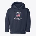Akes Georgia Patriot Toddler Hoodie additional view 1