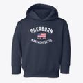 Sherborn Massachusetts Patriot Toddler Hoodie additional view 1