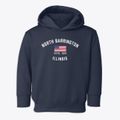 North Barrington Illinois Patriot Toddler Hoodie additional view 1