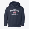 Springfield Massachusetts Patriot Toddler Hoodie additional view 1