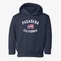 Pasadena California Patriot Toddler Hoodie additional view 1